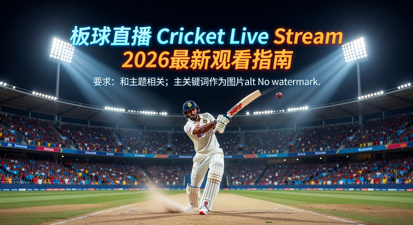 板球直播 Cricket Live Stream｜2026年观看与赛事跟进指南